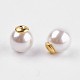 Poussoirs d'oreilles en perles acryliques OACR-WH0002-01A-2