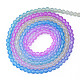 Chapelets de perles en verre transparente   GLAA-N041-009-08-1