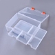 Boîtes de rangement portables polyvalentes en plastique OBOX-E022-03-3