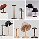 Porte-chapeaux en forme de dôme en bois AJEW-I051-01B-01-5