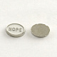 Cabuchones platino esmalte de la aleación de tono de los charms medallón flotante X-ENAM-R233-M-2