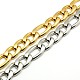 304 bracelets de la chaîne de figaro en acier inoxydable des hommes à la mode STAS-A028-B019-3