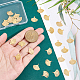 UNICRAFTALE 30pcs Real 18K Gold Plated 201 Stainless Steel Ginkgo Leaf Charms Etched Metal Embellishments Plant Charms Autumn Leaves Drop Dangle Earrings Charm for Bracelet Necklace DIY Jewelry Making STAS-UN0043-06-2