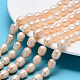Perle coltivate d'acqua dolce perla naturale PEAR-D095-03-1