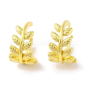 Женские серьги-каффы из листовой латуни EJEW-I305-57G