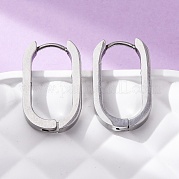 Серьги-кольца Huggie Hoop из нержавеющей стали 304 STAS-S103-21P