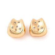 Латунные микропаве из прозрачного кубического циркония KK-S389-19G