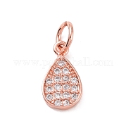 Латунные микро проложить кубического циркония подвески KK-I614-064RG