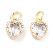 Подвеска из латуни с фианитами KK-P271-42G-A