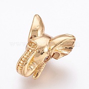 Латунные микро проложить кубического циркония бусы ZIRC-F088-036G