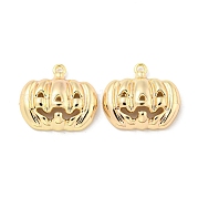 Halloween Themed Brass Pendants KK-L211-012G-01