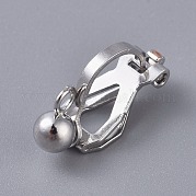 Латунные фурнитура для клипс. с петлей KK-WH0033-64P