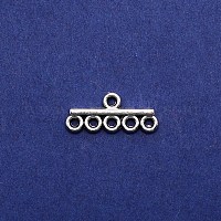 10pcs Antique Silver Tibetan Style Rhombus Chandelier Links – Jewelry Findings 36x30x2mm
