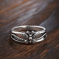 Schmetterling ausgehöhlte Legierung Fingerringe&nbsp;FS-WG9DE85-02