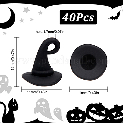 40 Stück Anhänger aus Legierung mit Halloween-Motiv&nbsp;ENAM-SC0003-26