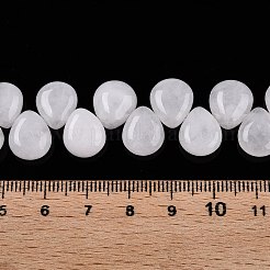 Natürliche weiße Jade perlen Stränge&nbsp;G-T138-115