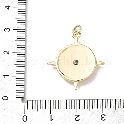 Pendentifs en laiton zircon cubique transparent&nbsp;X-KK-D289-18G
