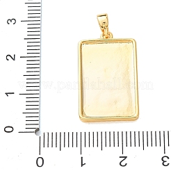 Pendentifs en laiton zircon cubique transparent&nbsp;KK-C264-09G