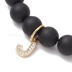 Bracelets extensibles de perles de pierres précieuses mélangées rondes naturelles&nbsp;BJEW-JB11238