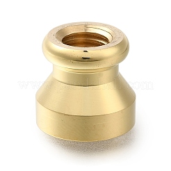 Teste di timbri in ottone con sigillo di ceralacca tono dorato natalizio&nbsp;AJEW-A058-01C