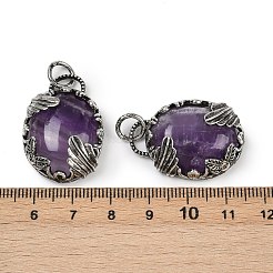 Natürlichen Amethyst Edelsteinanhänger&nbsp;G-Z101-02AS-08