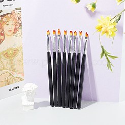Pinceaux d'art d'ongle en nylon&nbsp;MRMJ-WH0065-47