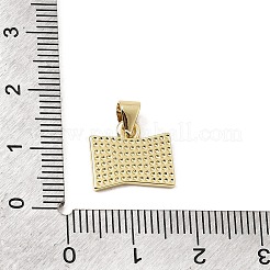 Pendentifs d'émail en laiton &nbsp;KK-CBACA9B-02B-G