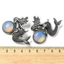 Broche sirène en alliage&nbsp;JEWB-C026-02D-AS