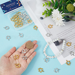60 pièces 2 couleurs pendentifs en alliage de style tibétain&nbsp;FIND-SC0004-94