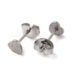Anlaufgeschützte Ohrstecker aus 304er Edelstahl für Damen&nbsp;EJEW-K243-02P