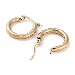 Anello orecchini a cerchio in acciaio inossidabile 304 per donna uomo&nbsp;EJEW-B049-01A-G