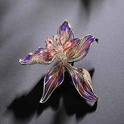 Iris Blume Emaille Pins&nbsp;PW-WGC4E38-01
