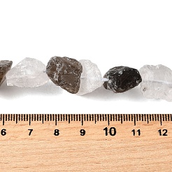 Natürliche Quarzkristall- und Rauchquarzperlenstränge&nbsp;G-S386-C16