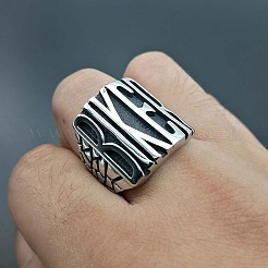 304 Edelstahl Fingerringe für Männer&nbsp;FS-WG417A7-04