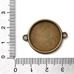 Flach rund zweiseitige Legierung Fassungen mit Verbinder&nbsp;PALLOY-N0087-05AB-NF