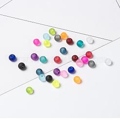 Perle di vetro trasparente 18 colori&nbsp;FGLA-JP0001-02-8mm