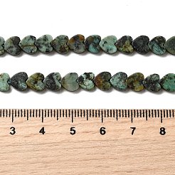 Natürliche afrikanische türkis (jasper) perlen stränge&nbsp;G-A272-A01-25
