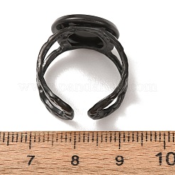 Componenti dell'anello del bracciale in acciaio inossidabile 304 martellato&nbsp;SA-CBAC0DF-02D-EB