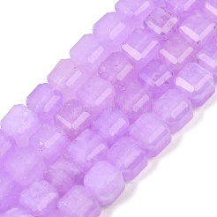 Hilos de abalorios de jade blanco natural&nbsp;G-D343-A01-13