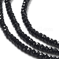Natürliche schwarze Turmalin Perlen Stränge&nbsp;G-J400-C12-01