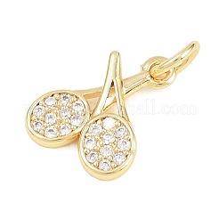 Anhänger aus Messing mit Sportmotiven&nbsp;KK-D258-23G