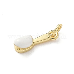 Pendentifs d'émail en laiton &nbsp;KK-A273-10G-01