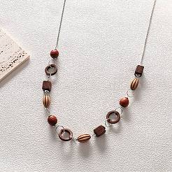Collares de cadena estilo bohemio con cuentas de aleación&nbsp;WGF3883-01