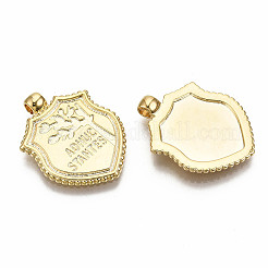 Pendente in ottone&nbsp;KK-S356-190G-NF