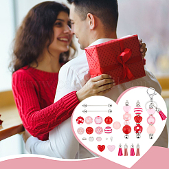 Kit per realizzare portachiavi con perline fai da te&nbsp;DIY-PH0017-44