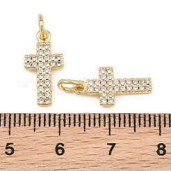 Pendentifs en laiton zircon cubique transparent&nbsp;CU-CBADC6C-05G-02