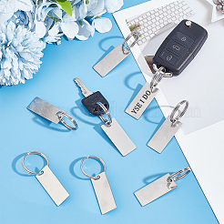 Porte-clés en acier inoxydable 201&nbsp;KEYC-UN00009