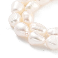 Brins de perles de culture d'eau douce naturelles&nbsp;PEAR-P062-28I