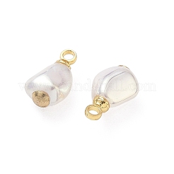 Anhänger aus Messing und Glas&nbsp;KK-D289-47B-G