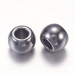 Tibetische Stil Legierung Großlochperlen&nbsp;K08T4052